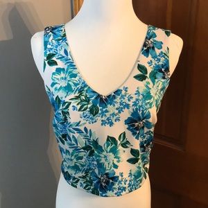 Forever 21 Floral Crop Top